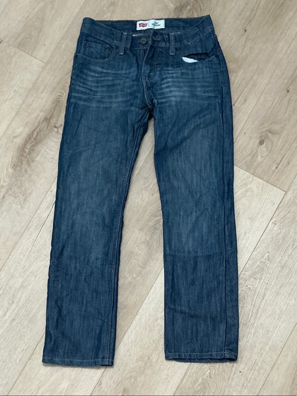 Levi's Men's Navy Straight Leg Jeans
